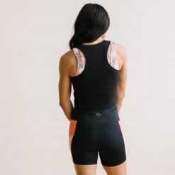 Maven Thread Tops Renew Crop Tank - Black | MT LUXE 14 Maven Thread Tops Renew Crop Tank - Black | MT LUXE