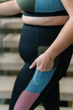 Maven Thread Inspire Leggings - Olive Colorblock | MT SPORT Bottoms 18 Maven Thread Inspire Leggings - Olive Colorblock | MT SPORT Bottoms