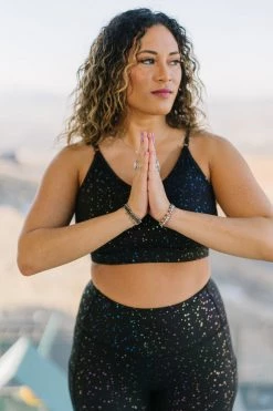 Maven Thread Tops Confidence Sports Bra - Rainbow Foil | MT SPORT