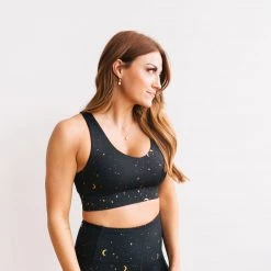 Maven Thread Criss Cross Sports Bra - Moons | MT SPORT