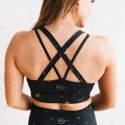 Maven Thread Criss Cross Sports Bra - Moons | MT SPORT