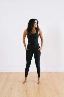 Maven Thread Inspire Leggings - Black Ribbed