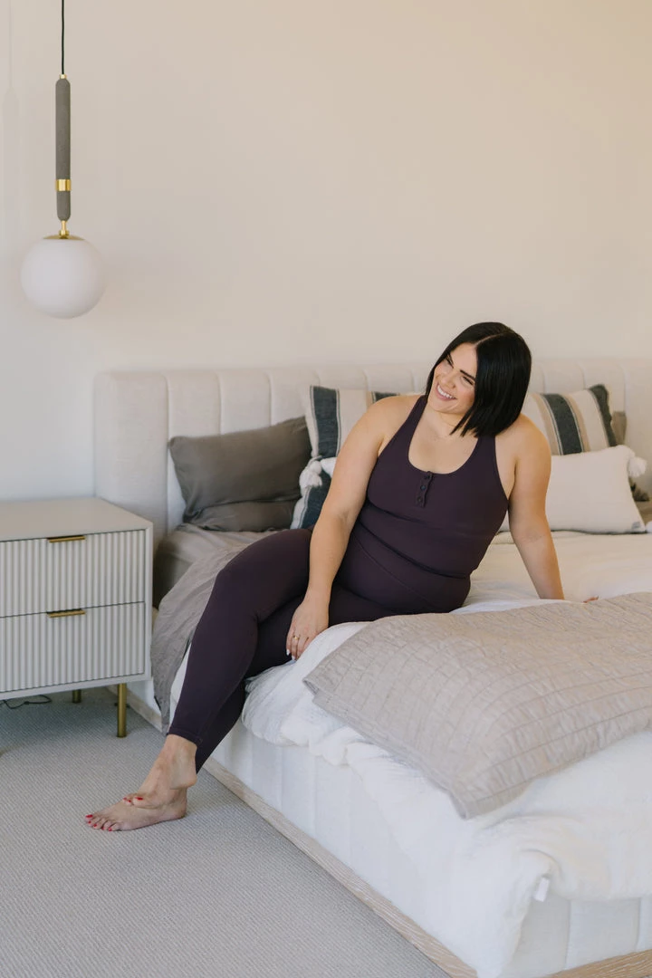 Maven Thread Ribbed Crop Tank Sports Bra - Eggplant Tops 7 Maven Thread Ribbed Crop Tank Sports Bra - Eggplant Tops