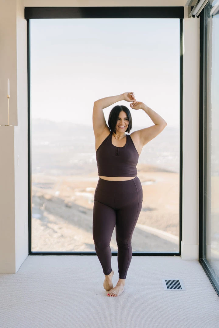 Maven Thread Ribbed Crop Tank Sports Bra - Eggplant Tops 6 Maven Thread Ribbed Crop Tank Sports Bra - Eggplant Tops