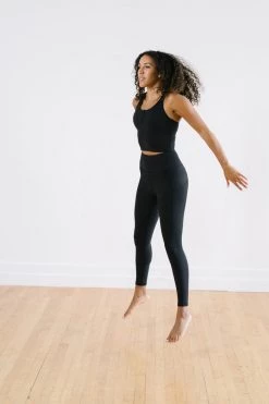 Maven Thread Inspire Leggings - Black Ribbed