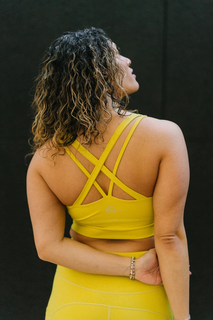 Maven Thread Tops Criss Cross Sports Bra - Lime | MT LUXE 6 Maven Thread Tops Criss Cross Sports Bra - Lime | MT LUXE