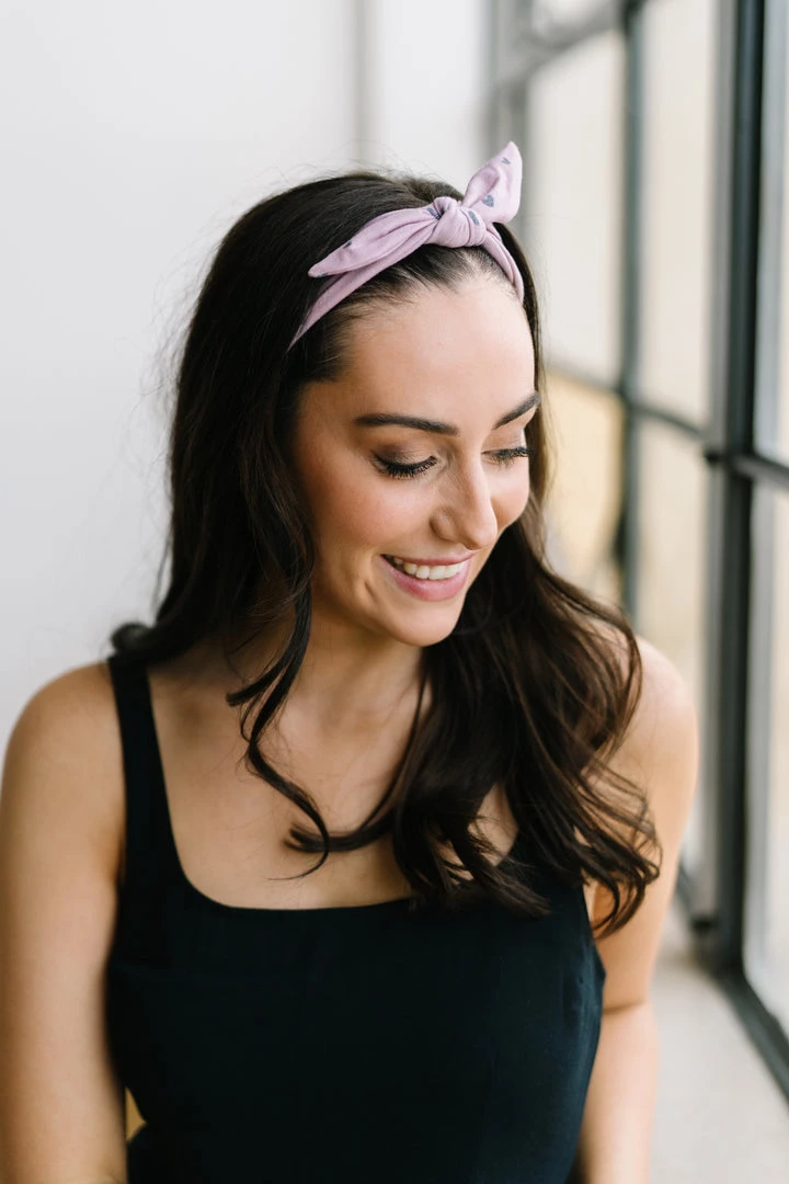 Maven Thread Hearts - 4'' Bow Headband Single 7 Maven Thread Hearts - 4'' Bow Headband Single