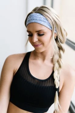 Maven Thread 4" Headbands Blue Wildflower - 4'' Headband Single