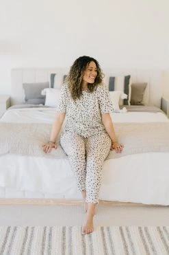 Maven Thread Lounge Premium Pajama Pants - Dalmatian Lounge Bottoms