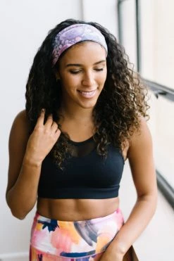 Maven Thread Plum Floral - 4'' Headband Single