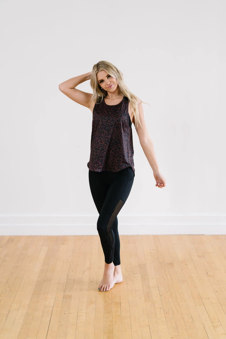 Maven Thread Breathe Tank - Cheetah Tops 4 Maven Thread Breathe Tank - Cheetah Tops