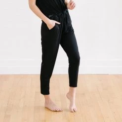 Maven Thread Lounge Premium Pajama Pants - Black Lounge Bottoms