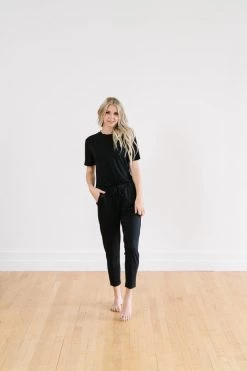 Maven Thread Lounge Premium Pajama Pants - Black Lounge Bottoms 19 Maven Thread Lounge Premium Pajama Pants - Black Lounge Bottoms