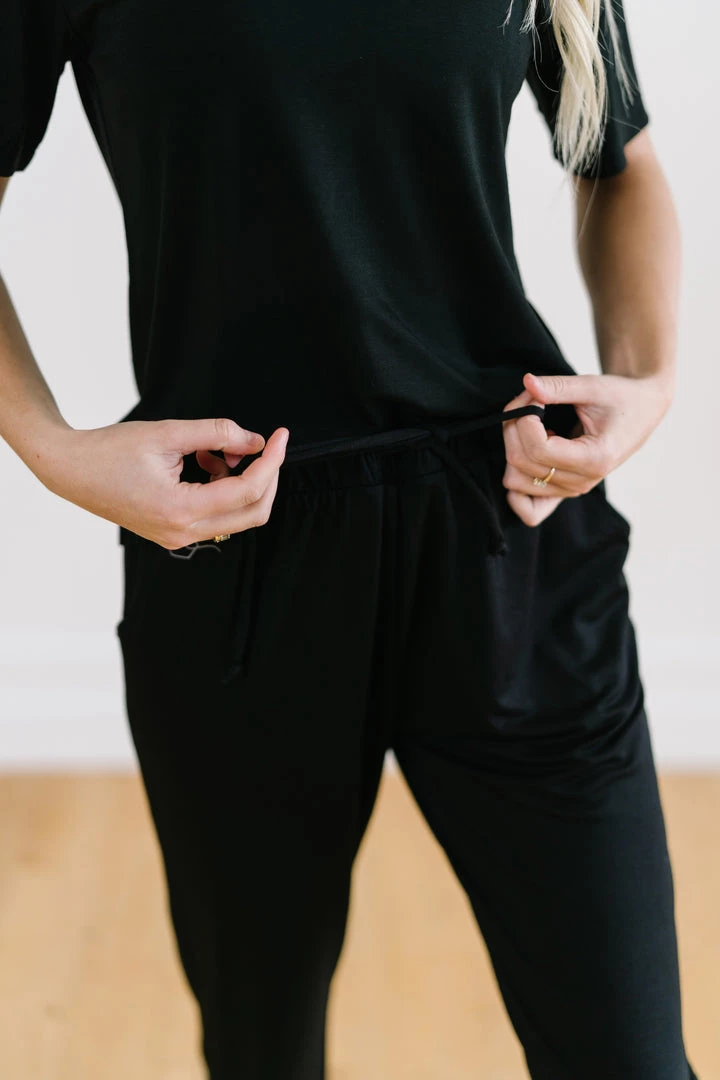 Maven Thread Lounge Premium Pajama Pants - Black Lounge Bottoms 10 Maven Thread Lounge Premium Pajama Pants - Black Lounge Bottoms