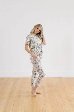 Maven Thread Lounge Tops Lounge Premium Pajama Top - Dalmatian
