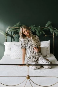 Maven Thread Lounge Premium Pajama Pants - Dalmatian Lounge Bottoms