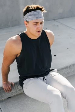 Maven Thread White Camo - 4'' Looser Fit Headband (Unisex) 4