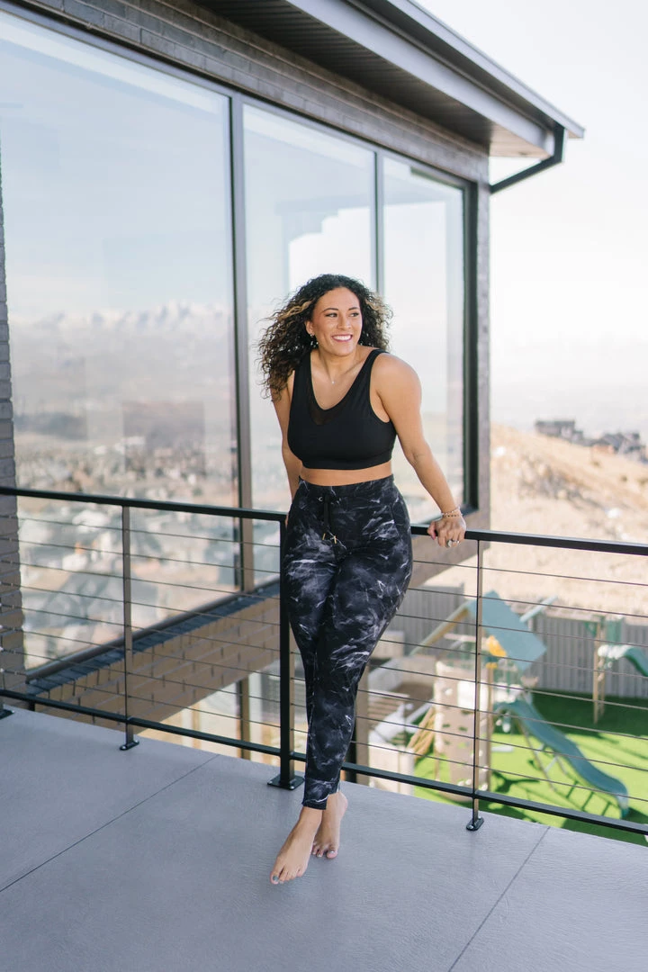 Maven Thread Warmup Joggers - Black Marble | MT LUXE 5 Maven Thread Warmup Joggers - Black Marble | MT LUXE