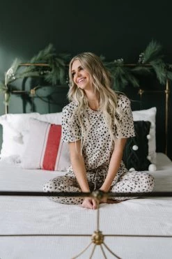 Maven Thread Lounge Tops Lounge Premium Pajama Top - Dalmatian