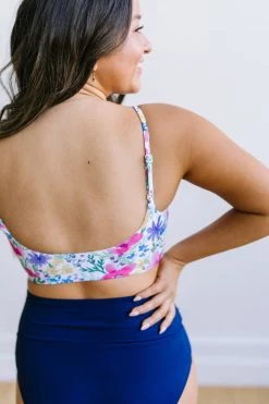 Maven Thread Sunkissed Bikini Top - Hot Pink Floral