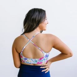 Maven Thread Sunkissed Bikini Top - Hot Pink Floral