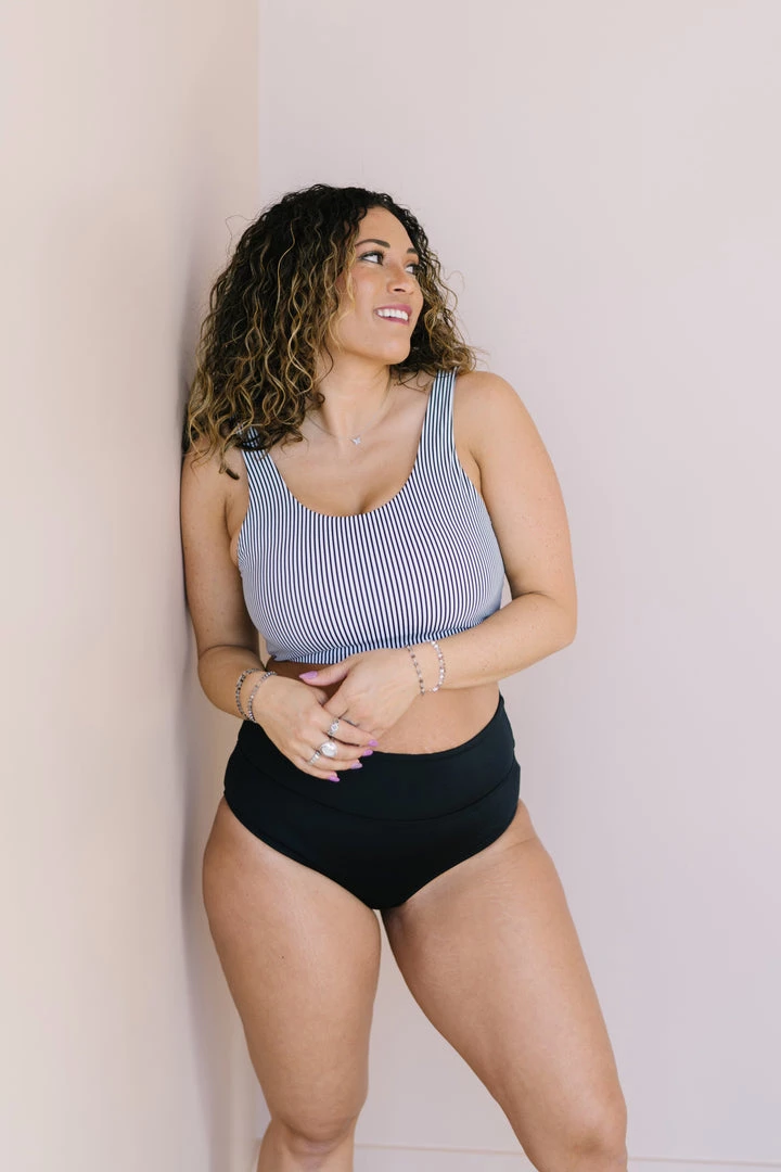 Maven Thread Oasis Bikini Top - B&W Stripe Swim 6 Maven Thread Oasis Bikini Top - B&W Stripe Swim