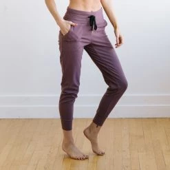 Maven Thread Warmup Joggers - Muted Plum | MT LUXE Bottoms