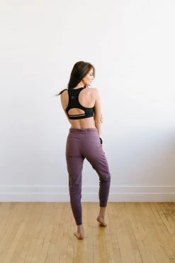 Maven Thread Warmup Joggers - Muted Plum | MT LUXE Bottoms