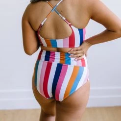 Maven Thread High Rise Bottoms - Retro Stripe