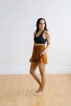 Maven Thread Trainer Shorts - Caramel Bottoms