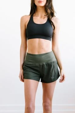Maven Thread Elite Shorts - 3.5'' - Olive Green Bottoms
