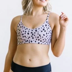 Maven Thread Swim Sunkissed Bikini Top - Dalmatian