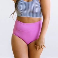 Maven Thread High Rise Bottoms - Orchid Pink Swim