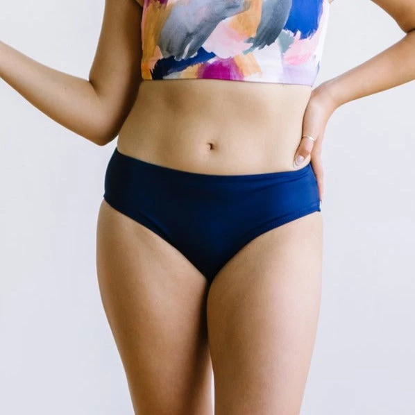Maven Thread Low Rise Bottoms - Navy Swim 3 Maven Thread Low Rise Bottoms - Navy Swim
