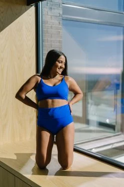 Maven Thread Swim High Rise Bottoms - Blueberry