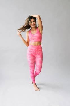 Maven Thread Inspire Leggings - Pink Camo | MT SPORT
