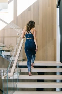 Maven Thread Inspire Leggings - Navy Moons | MT SPORT Bottoms