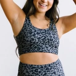 Maven Thread Oasis Bikini Top - Grey Leopard