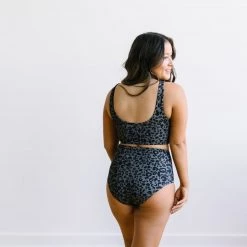 Maven Thread Oasis Bikini Top - Grey Leopard