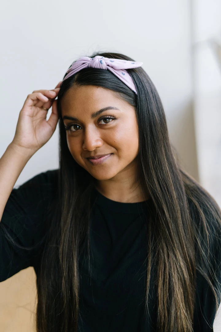 Maven Thread Hearts - 4'' Bow Headband Single 10 Maven Thread Hearts - 4'' Bow Headband Single