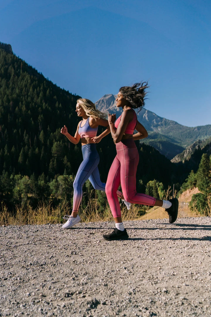 Maven Thread Bottoms Inspire Leggings - Peach/Blue Ombre | MT SPORT 10 Maven Thread Bottoms Inspire Leggings - Peach/Blue Ombre | MT SPORT