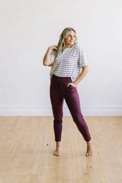 Maven Thread Work Hard Play Hard Trousers - Maroon | MT LUXE 13 Maven Thread Work Hard Play Hard Trousers - Maroon | MT LUXE