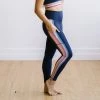 Maven Thread Inspire Leggings - Navy Rainbow | MT SPORT Bottoms