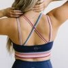 Maven Thread Tops Flow Sports Bra - Navy Rainbow | MT SPORT