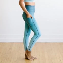 Maven Thread Bottoms Inspire Leggings - Teal Ombre | MT SPORT