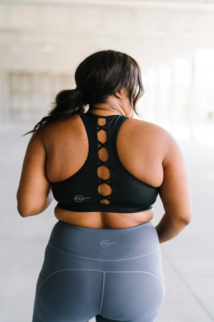 Maven Thread Courage Sports Bra - Black | MT SPORT Tops 5 Maven Thread Courage Sports Bra - Black | MT SPORT Tops