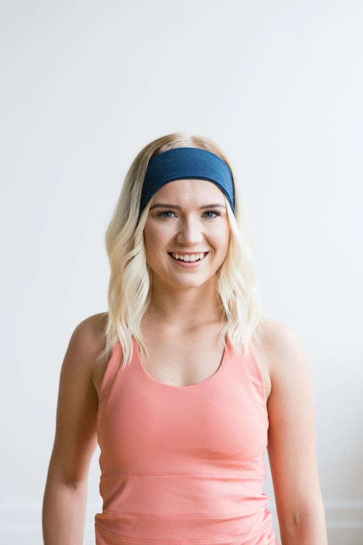 Maven Thread Navy - 2'' Headband Single 4" Single Headbands 7 Maven Thread Navy - 2'' Headband Single 4" Single Headbands