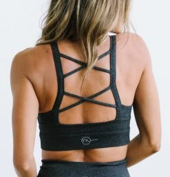 Maven Thread Tops Fearless Sports Bra - NEW Charcoal | MT SCULPT