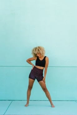 Maven Thread Mesh V-Neck Sports Bra - Black | MT SPORT