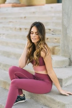Maven Thread Meditate Leggings - Mauve | MT LUXE 15 Maven Thread Meditate Leggings - Mauve | MT LUXE